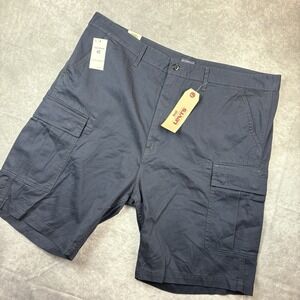 Levi's Carrier Cargo Shorts Mens Size 42 Navy‎ Blue New with Tags
